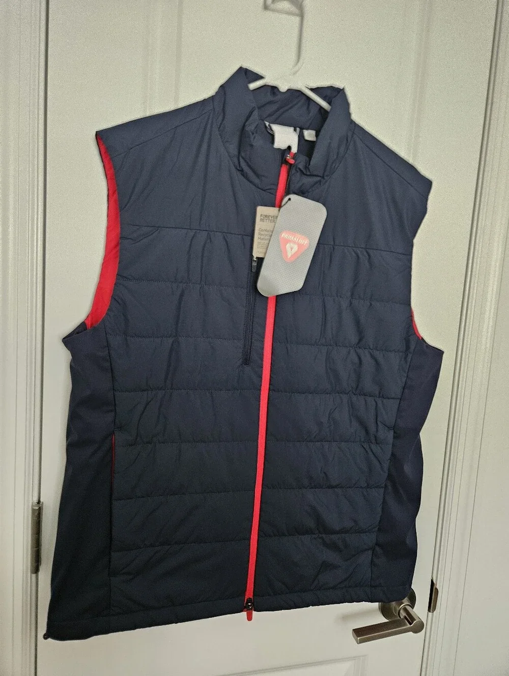 NWT Puma Volition Frost Golf Vest Fairbanks Primaloft Navy Blue Men's Medium